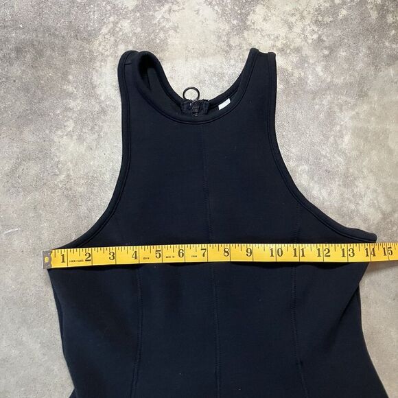 Athleta En Route Scuba‎ Dress Womens XS Black Sleeveless Racerback 511522 - Picture 2 of 11